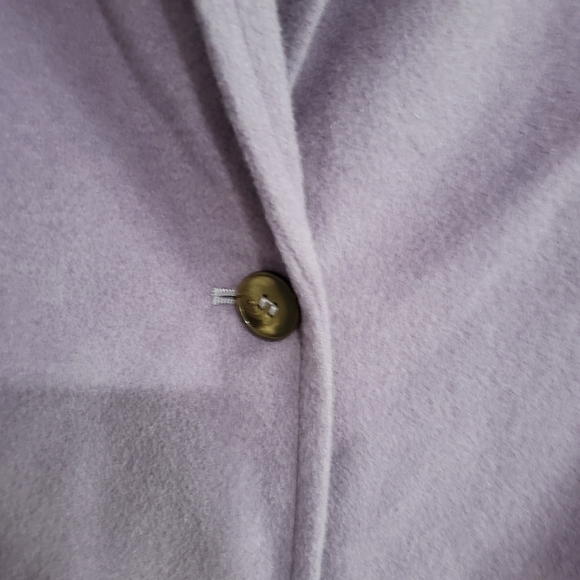 AK Anne Klein 100% Wool Artisan Soft Violet Blazer Jacket Size 12 - Picture 7 of 12